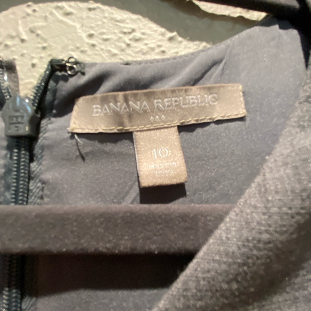 Banana Republic Colorblock Mini Dress - Gray, White, Pink, Black - Picture 4 of 4